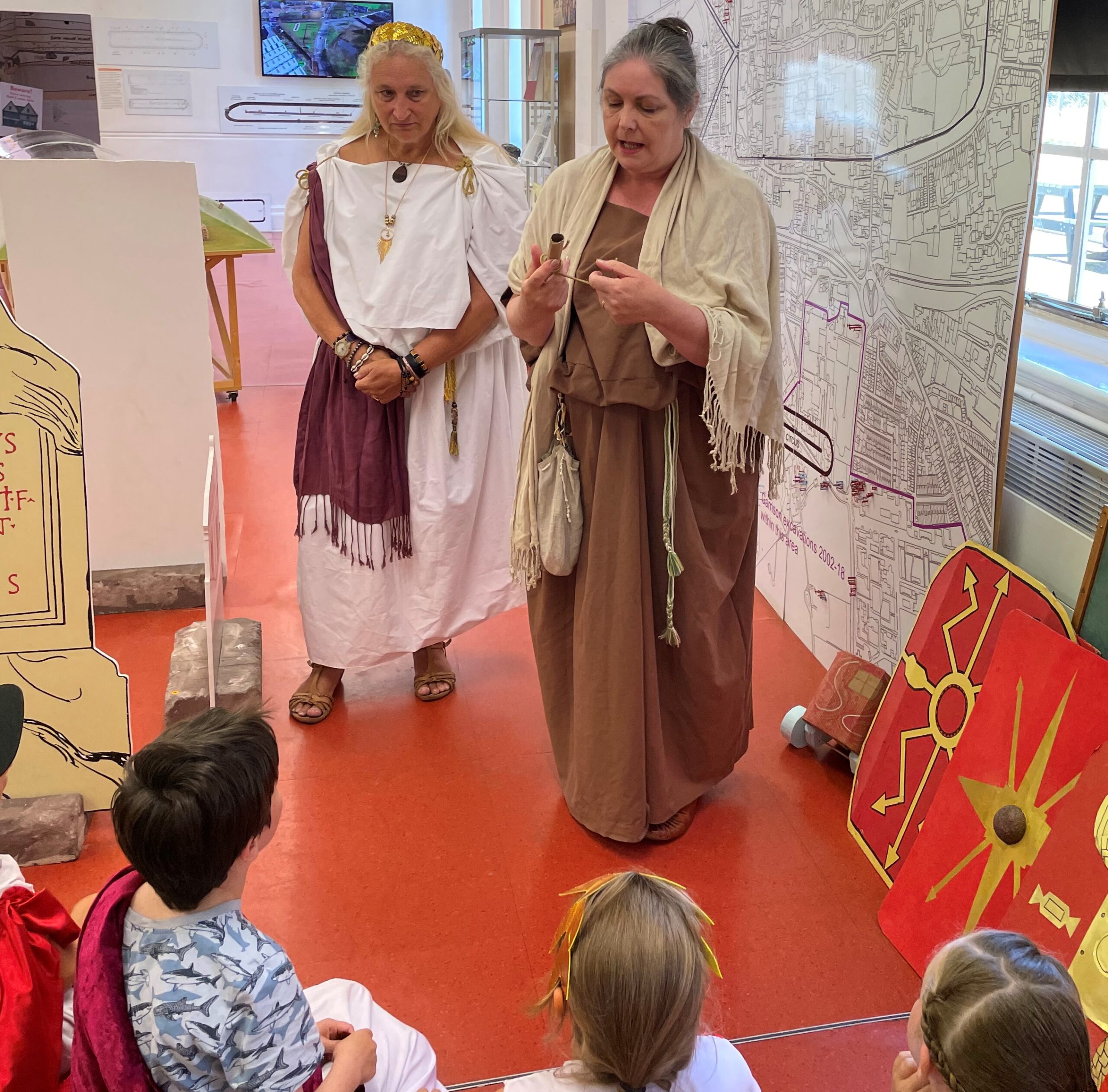 School visit.
