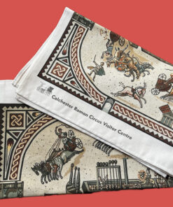 Roman Circus Mosaic Tea Towel