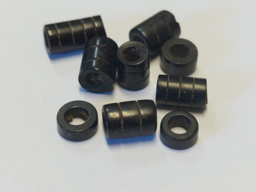 Collection of jet beads