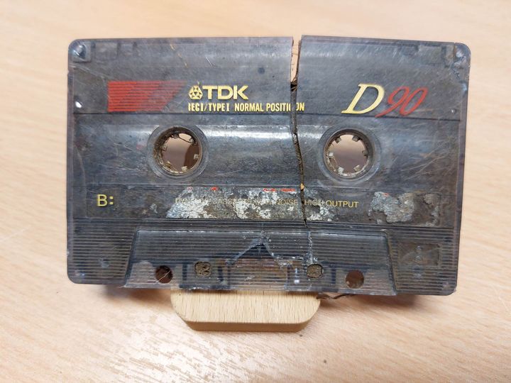 An old cassette tape
