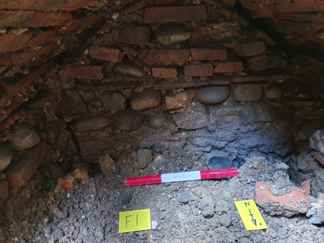 Interior of culvert/soakaway – looking south
